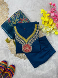 Vatican Silk with Beautiful Embroidery With Sequence Work Salwar Kameez