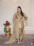 EXCLUSIVE AND TRENDY SEQUENCE EMBROIDERED TOP SALWAAR AND DUPATTA