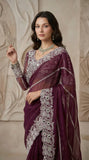 Premium And Classic Faux Georgette Designer Soft Saree With Laheriya Pattern