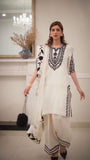 Designer Party Wear Pure Natural Crepe Top & Farshi Palazzo With Dupatta Set