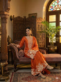 PARTY AND WEDDING OUR DESIGNER WEAR TOP WITH SARARA PAIR IN JIMMY CHOO