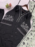 BEAUTIFUL SEQUENCE EMBROIDERED TOP PLAZZO WITH DUPATTA