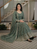 Heavy Crunchy Silk Material With 5mm Sequence Embroidery Work Salwar Kameez
