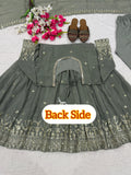 Heavy Crunchy Silk Material With 5mm Sequence Embroidery Work Salwar Kameez