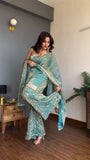 Fendy silk with Soft Micro Cotton Lining & Thread with Sequence Work Salwar Kameez
