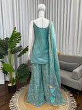 Fendy silk with Soft Micro Cotton Lining & Thread with Sequence Work Salwar Kameez