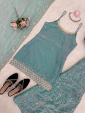 Fendy silk with Soft Micro Cotton Lining & Thread with Sequence Work Salwar Kameez