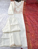 Roman Silk with Beautiful Embroidery With Sequence Work Salwar Kameez