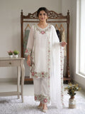 BEAUTIFUL EMBROIDERED FOX GEORGETTE TOP PLAZZO WITH DUPATTA