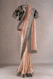 Beautiful Designer Saree on Twil Net Fabric with Thread & Sequence work
