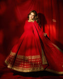 Vichitra Silk with Soft Micro Cotton Lining & Thread with Sequence Work Salwar Kameez
