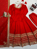 Vichitra Silk with Soft Micro Cotton Lining & Thread with Sequence Work Salwar Kameez