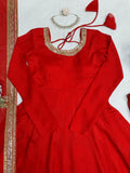 Vichitra Silk with Soft Micro Cotton Lining & Thread with Sequence Work Salwar Kameez