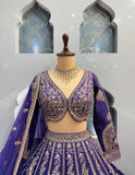 Premium Quality Star Georgette with Embroidery Sequins Work With Cancan & Canvas Patta Lehenga Choli
