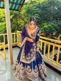 Premium Quality Star Georgette with Embroidery Sequins Work With Cancan & Canvas Patta Lehenga Choli
