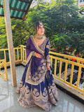 Premium Quality Star Georgette with Embroidery Sequins Work With Cancan & Canvas Patta Lehenga Choli