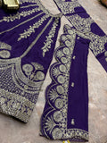 Premium Quality Star Georgette with Embroidery Sequins Work With Cancan & Canvas Patta Lehenga Choli