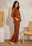 Pure Soft Rayon Cotton & Printed With Foil Work Co-Ord Set