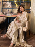 Designer Hevy Chinon Silk Sharara Suit And Dupatta Set