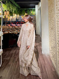 Designer Hevy Chinon Silk Sharara Suit And Dupatta Set