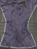 Designer Heavy Crep Satin With Embroidery work  Party Wear Saree With Jacket