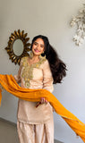 Latest Designer Heavy Satin Glass Salwar Kameez With Embroidery And Moti Work