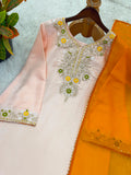Latest Designer Heavy Satin Glass Salwar Kameez With Embroidery And Moti Work