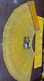 Fox Georgette with Embroidery Sequins Work Beautiful Yellow Lehenga Choli