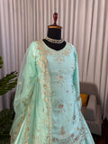 Designer Heavy Japan Satin Xclusive 3-Piece Set