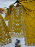 New Fancy Pakistani Collection Top Plazzo And Dupatta Set Fully Stitched