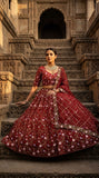 Premium Quality Soft Net with Embroidery Sequins Work Beautiful Lehenga Choli