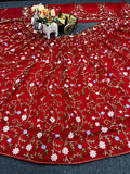 Premium Quality Soft Net with Embroidery Sequins Work Beautiful Lehenga Choli