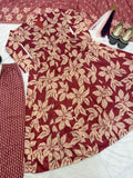 Designer Anarkali Suit In New Fancy Style With Maslin cotton With Digital Print Work