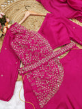 Designer ready To Wear Lehenga Saree With Beautiful Blouse And Jacket