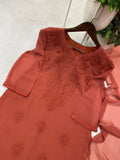 DESIGNER WEAR EXCLUSIVE GEORGETTE WITH EMBROIDERY SUIT WITH DUPATTA