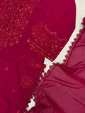 EXCLUSIVE 3 PIECE PLAZZO PAIR WITH DUPATTA IN SEQUENCE EMBROIDERY WORK