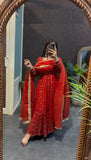 Designer Heavy Faux Georgette Anarkali Suit