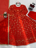 Designer Heavy Faux Georgette Anarkali Suit