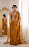 Rangoli fabric with  Banglori With Embroidery sequence work full stitched Lehenga Choli