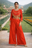 Wedding & Party Wear Elegant Look New Designer Plazo Set
