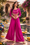 Wedding & Party Wear Elegant Look New Designer Plazo Set