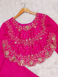 Wedding & Party Wear Elegant Look New Designer Plazo Set