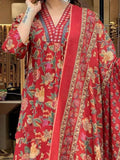 Latest Designer  Premium Cotton Blend  Top Bottom And Dupatta