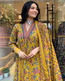 Latest Designer  Premium Cotton Blend  Top Bottom And Dupatta