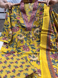 Latest Designer  Premium Cotton Blend  Top Bottom And Dupatta