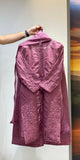 BEAUTIFUL REAL HAND MIRROR WITH SEQUENCE EMBROIDERED TOP PLAZZO WITH DUPATTA