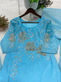Designer Top Pazzo And Dupatta Set With Beeautiful Embroidery Work