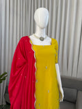 Designer Sharara Set With Beautiful Natural Crep Silk Fabric