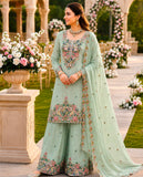 New Designer Party Wear Sharara Suit And Dupatta Set