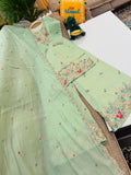 New Designer Party Wear Sharara Suit And Dupatta Set